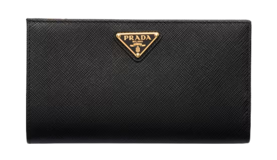 Large Saffiano leather wallet