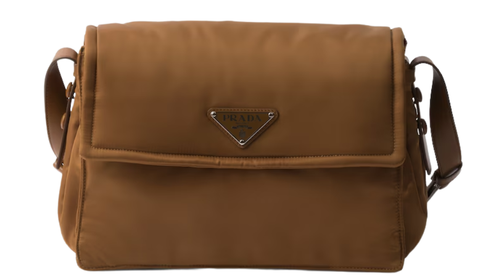 Medium padded Re-Nylon shoulder bag