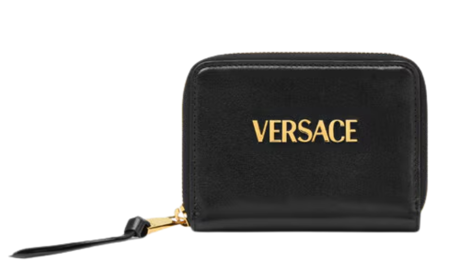 Versace Tag Zip Wallet