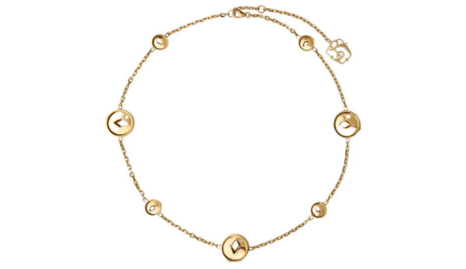 Hollow Medallion Necklace