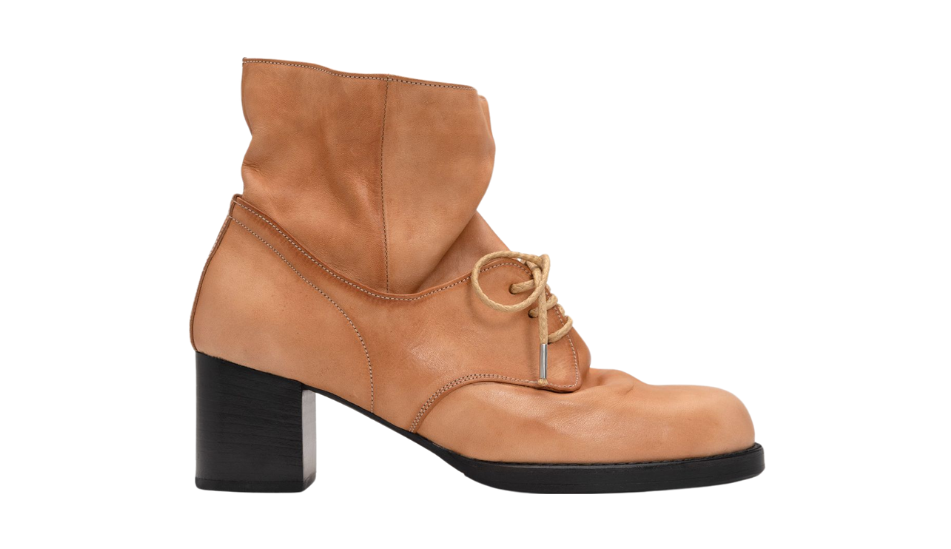 Double Leather Boots