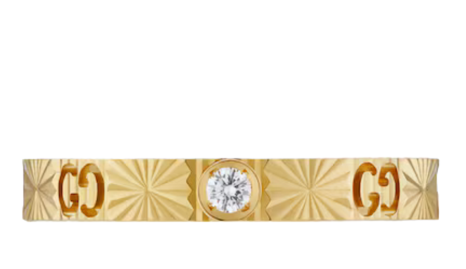 Icon 18k diamond heart ring