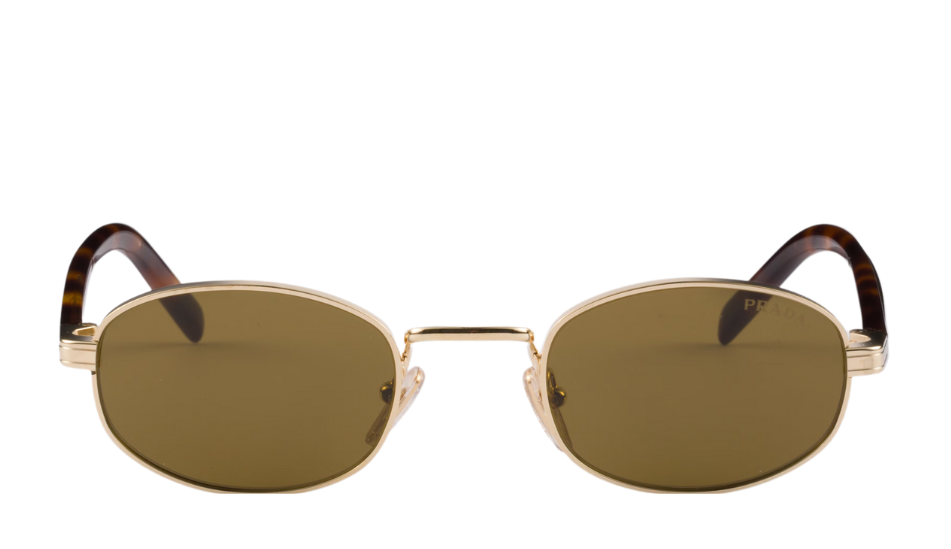 Prada Sunglasses with the iconic metal plaque