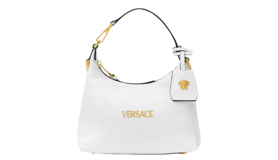 Versace Tag Hobo Handbag