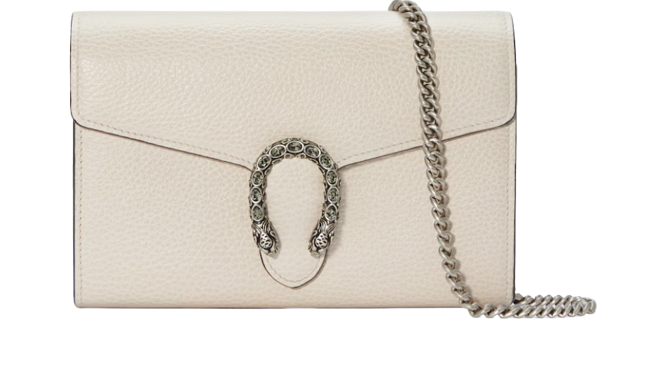 Dionysus mini leather chain wallet