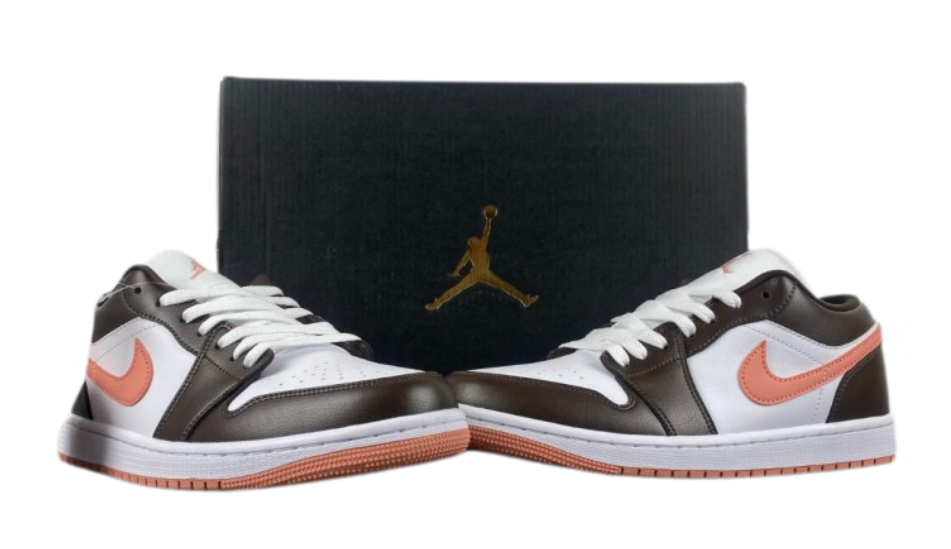 Air Jordan 1 Low White Brown Pink