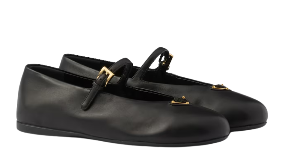 Nappa leather ballerinas