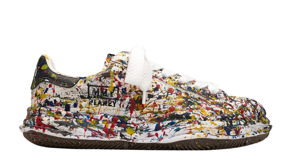 "BLAKEY" OG Sole Sputtering Paint Canvas Low-top Sneaker