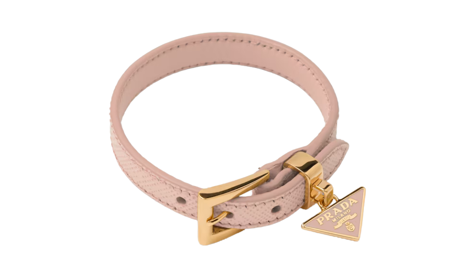 Saffiano leather bracelet