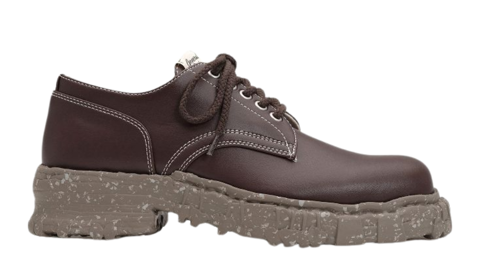 Vintage-like Sole Synthetic Leather Shoes