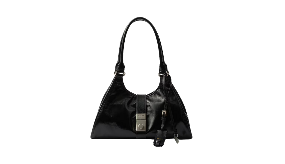 Medium leather tote bag