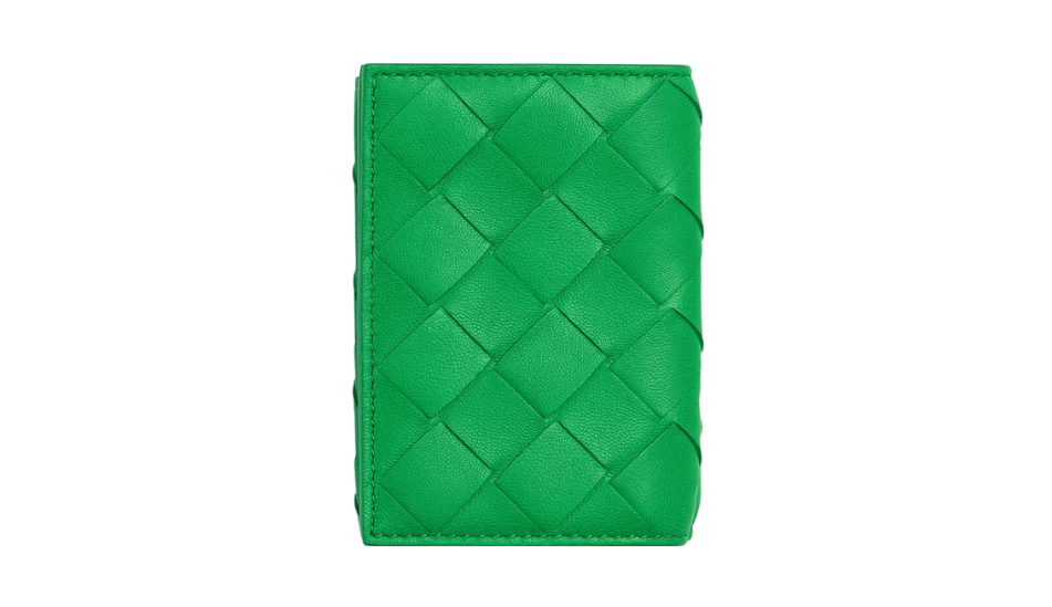 Intrecciato Tiny Tri-Fold Zip Wallet