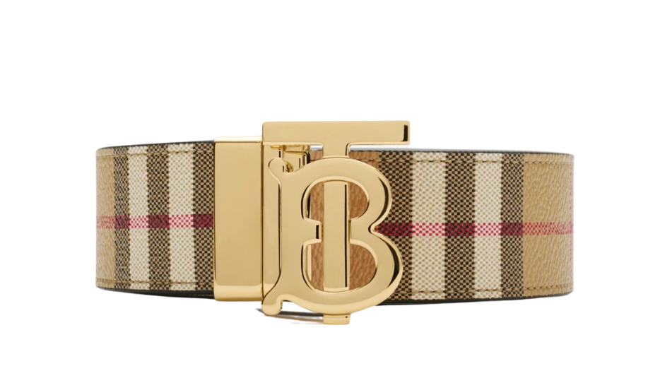 Thin Reversible Check TB Belt