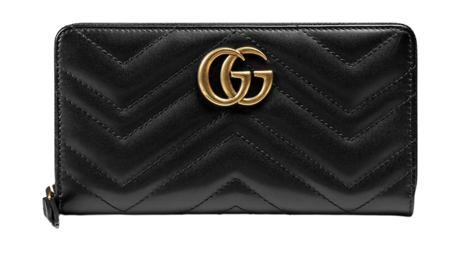 GG Marmont zip around wallet