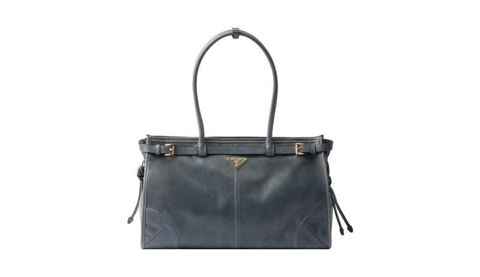 Prada Bonnie large leather handbag