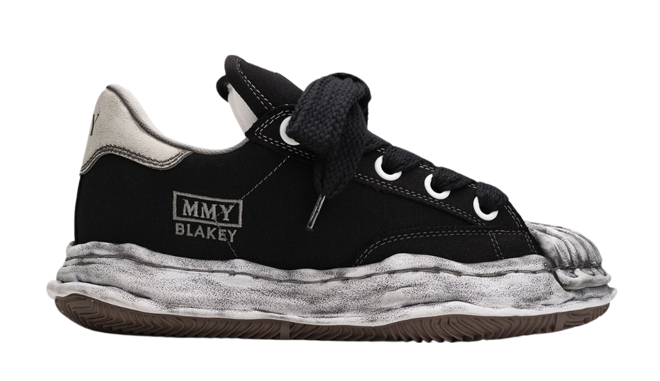 "BLAKEY PUFFER" OG Sole Garment Dyed Canvas Low-top Sneaker