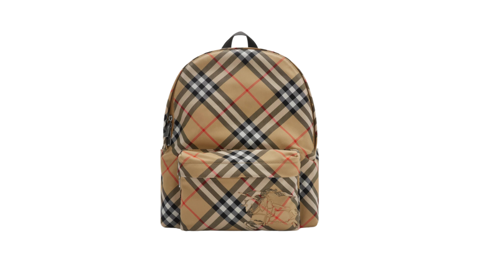 Small Check Backpack