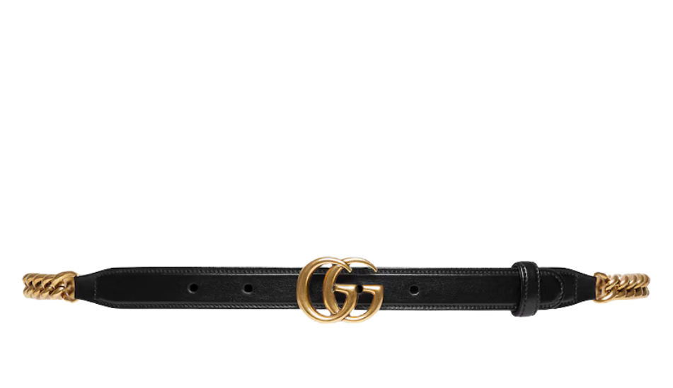 GG Marmont thin chain belt