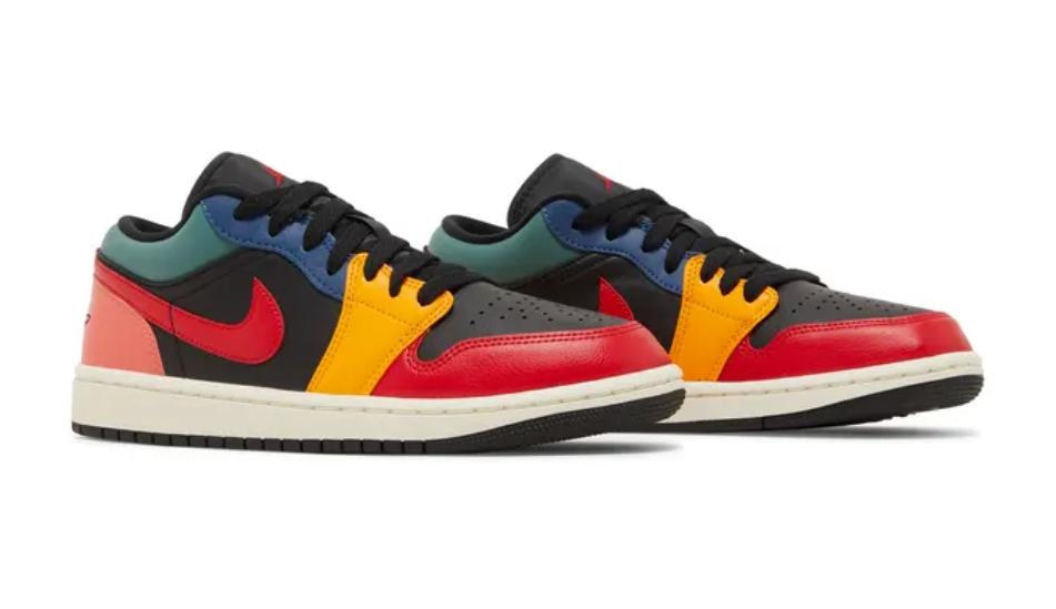 Wmns Air Jordan 1 Low SE 'Black Multi-Color'