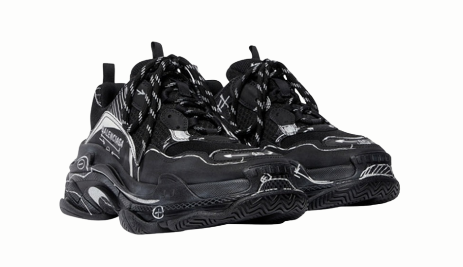 Balenciaga Triple S Sneaker 'Sketch - Black'