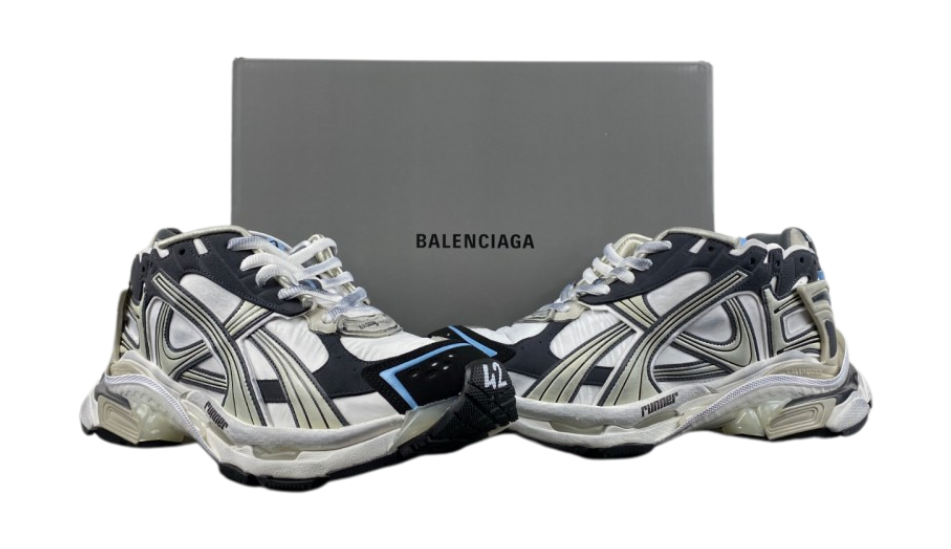 Balenciaga Wmns Runner Sneaker 'Worn-Out -white black jade'