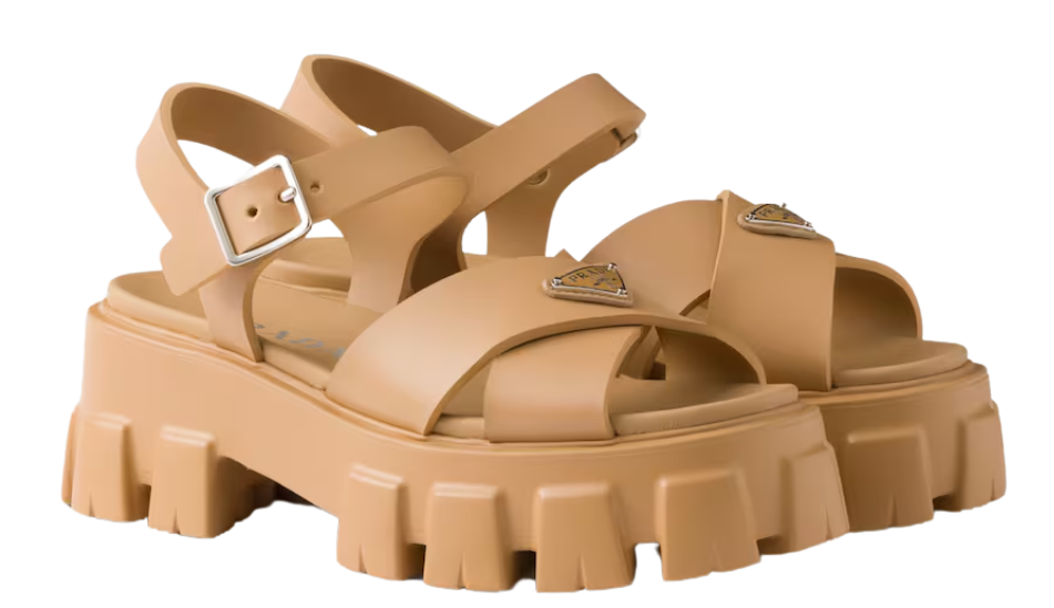 Monolith rubber sandals