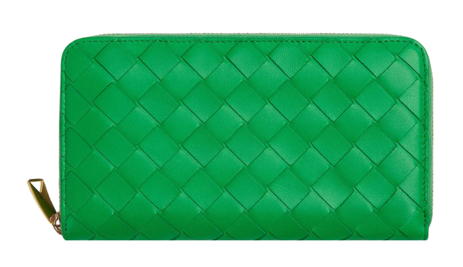 Intrecciato Zip Around Wallet