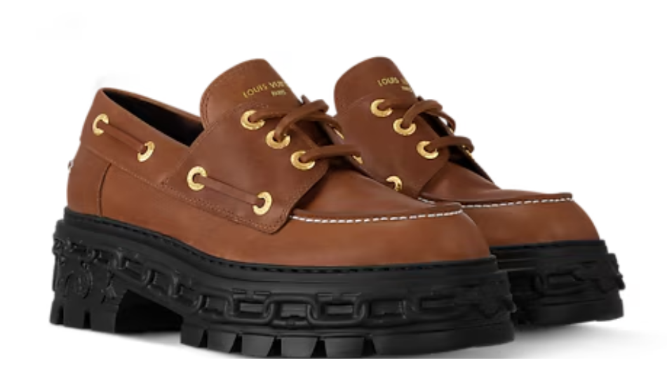 LV Record Boat Shoe