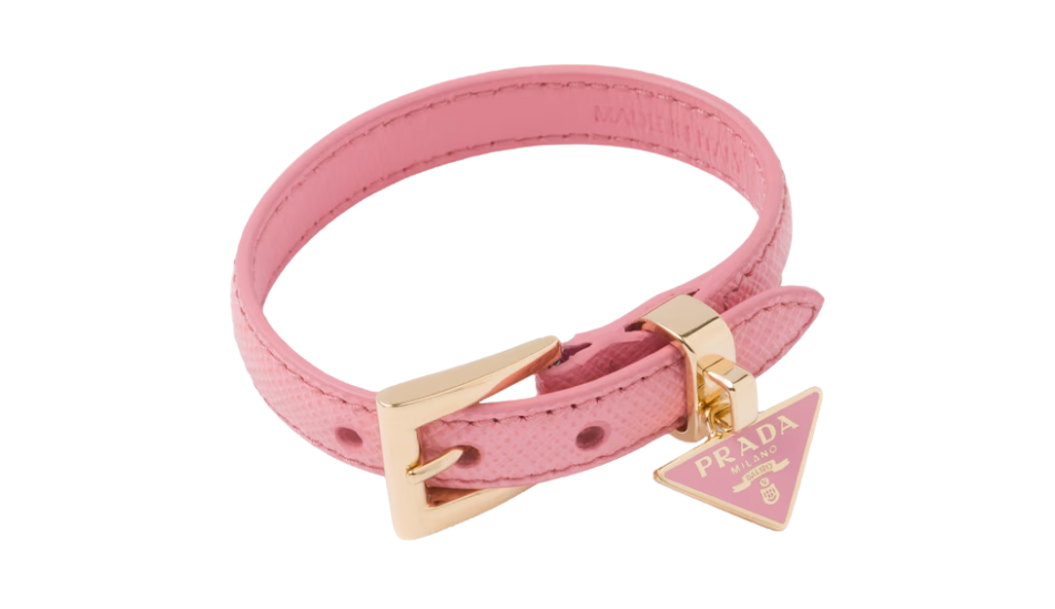 Saffiano leather bracelet