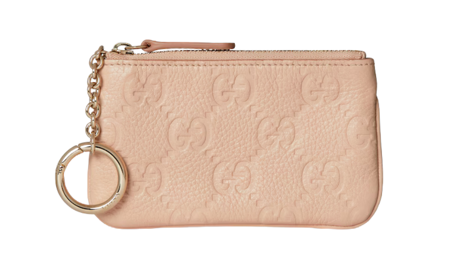 GG Emblem zip key case