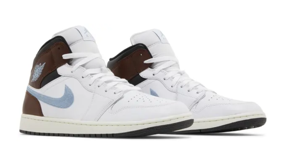 Air Jordan 1 Retro Mid SE 'Brown Blue Grey'