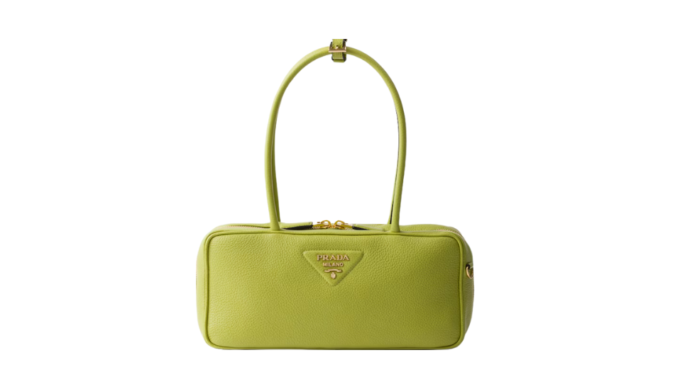 Medium leather top-handle bag