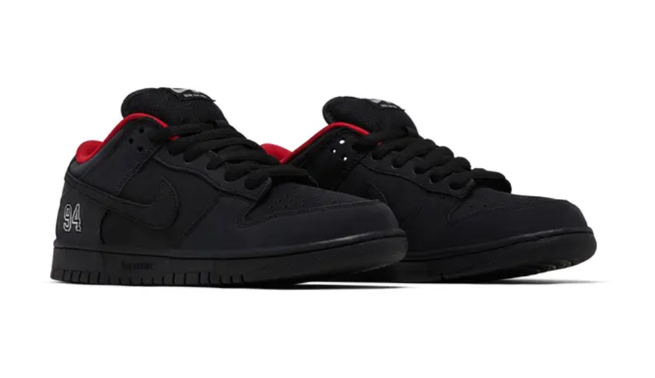 Nike Supreme x Dunk Low SB 'Black'