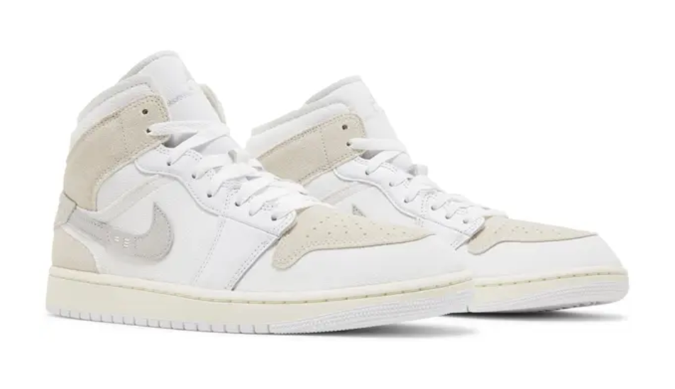 Air Jordan 1 Mid SE Craft 'Inside Out - White Sail'