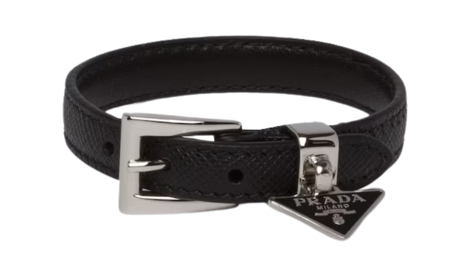 Saffiano leather bracelet