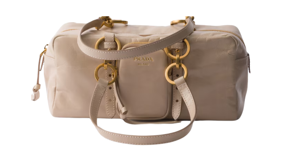 Prada Dangle medium leather top-handle bag