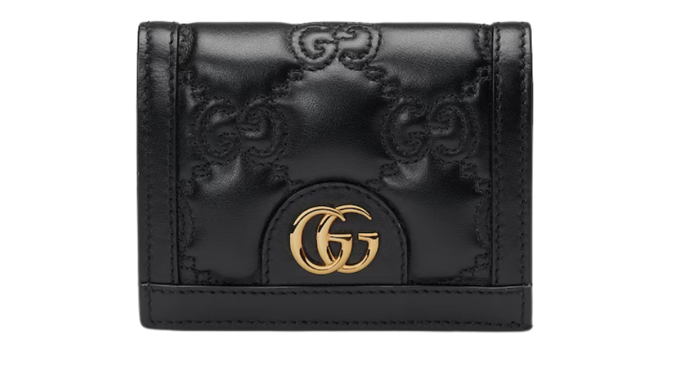 GG Matelassé card case wallet
