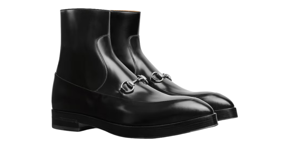 Men's ankle boot with Horsebit