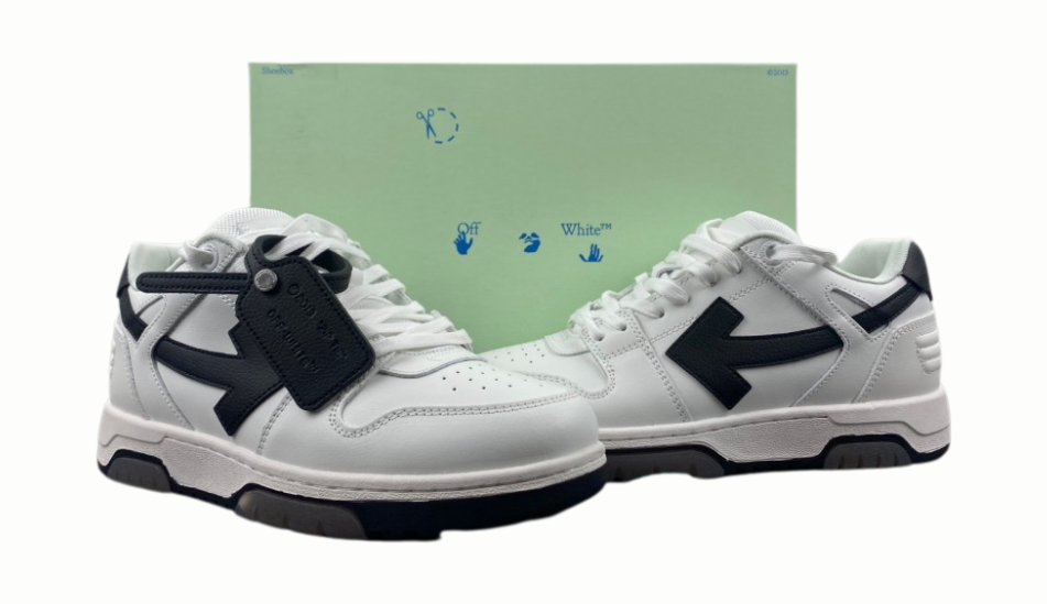 Off-White Out of Office Straps Kids 'White Black Outsole'