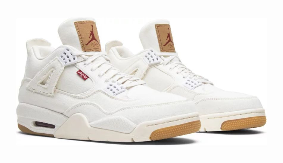 Levi's x Air Jordan 4 Retro 'White Denim'