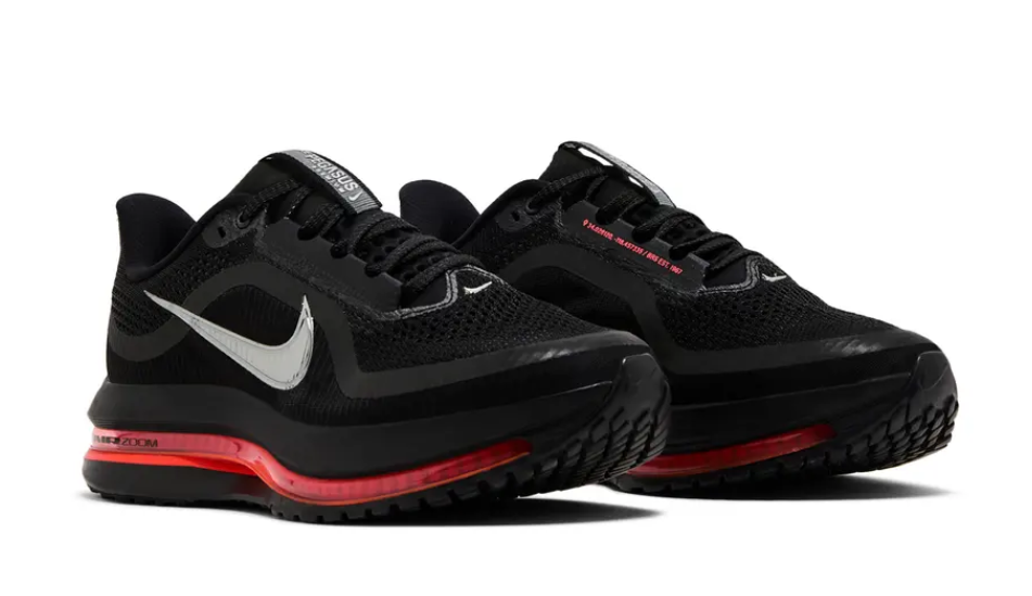 Wmns Pegasus Premium 'Black Bright Crimson'