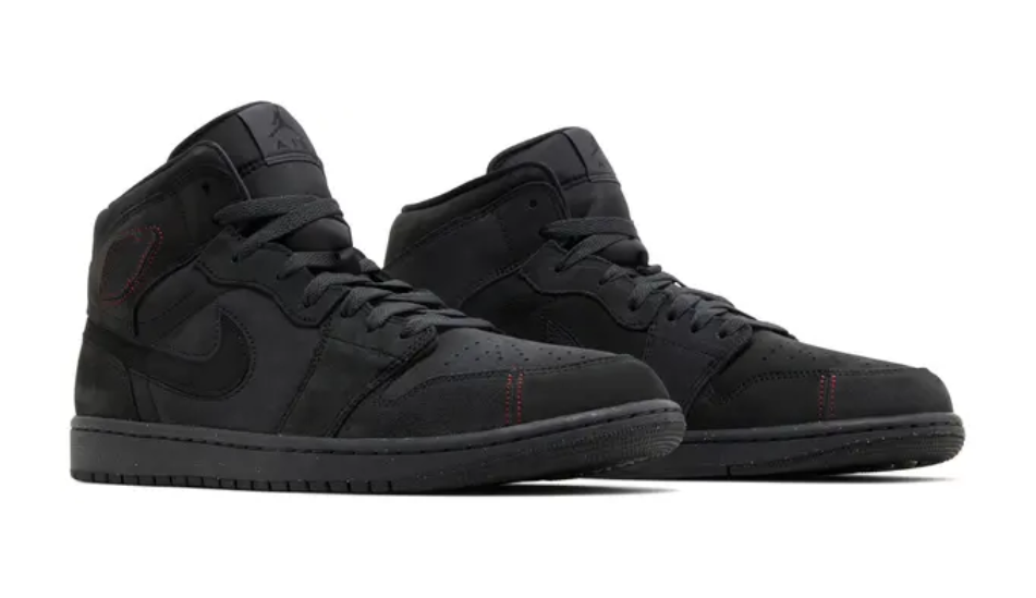Air Jordan 1 Mid SE Craft 'Dark Smoke Red'