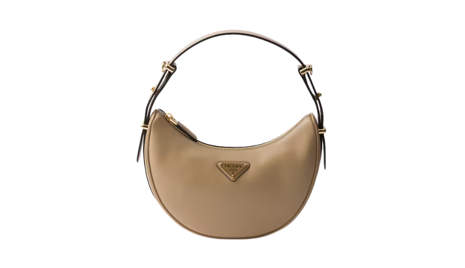 Prada Arqué small leather shoulder bag