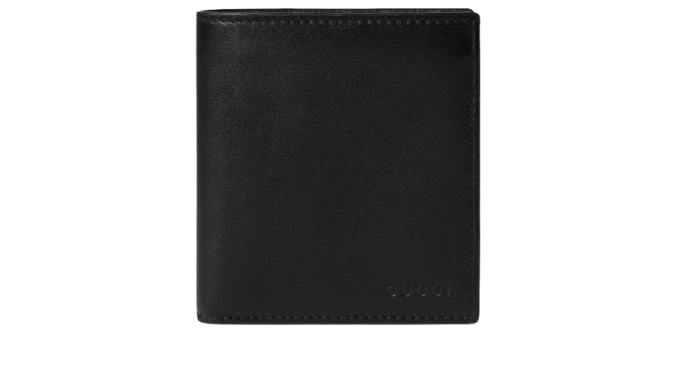 GG Emblem bi-fold embossed wallet