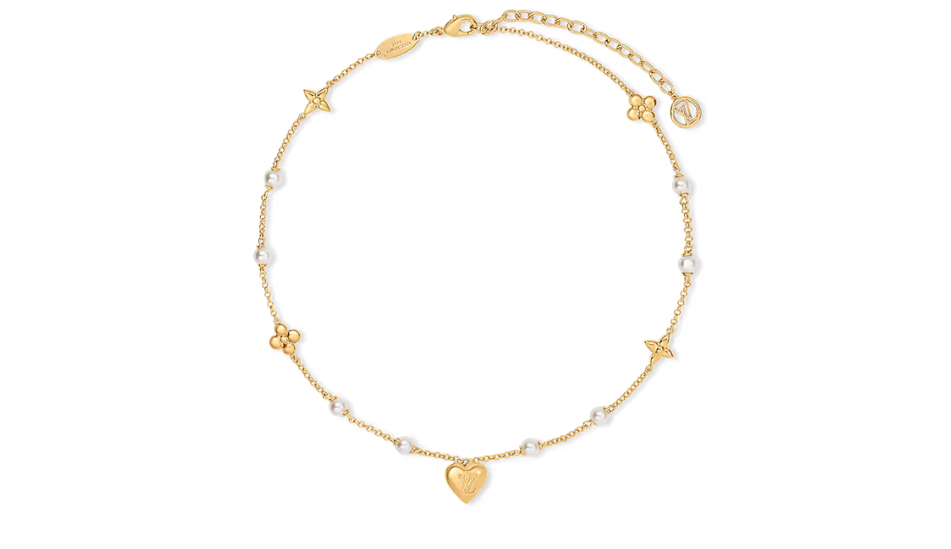 LV Heart Necklace
