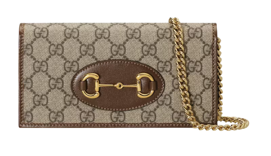Gucci Horsebit 1955 wallet with chain
