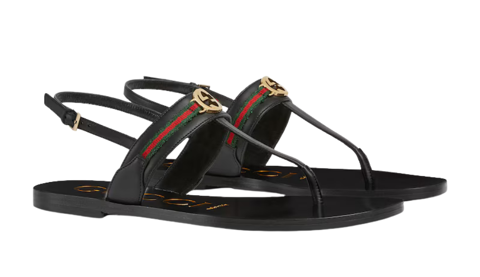 Women's Interlocking G Web sandal