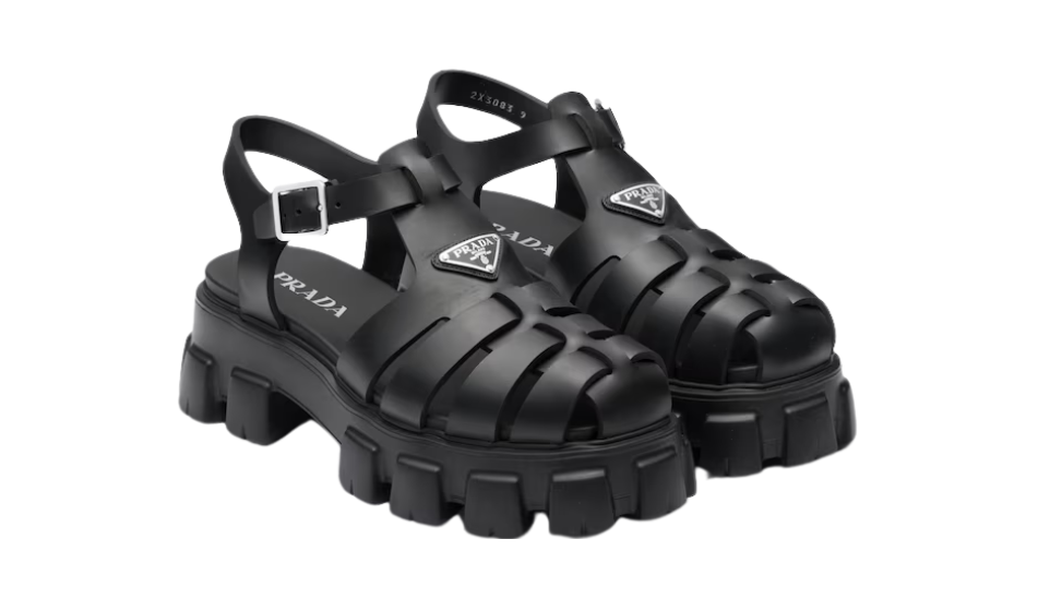 Monolith rubber sandals