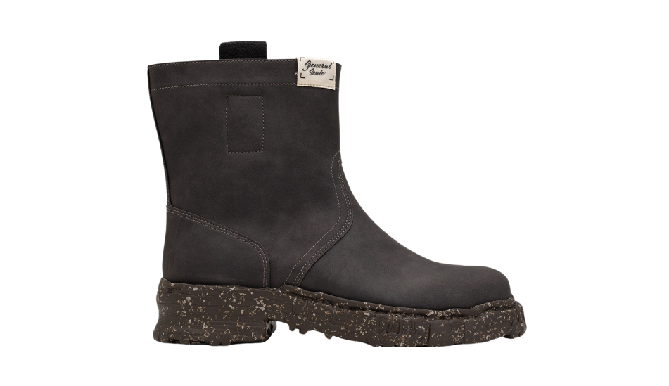 Vintage-like Sole Synthetic Leather Boots