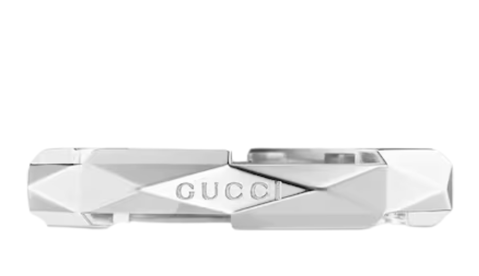 Gucci Link to Love studded ring